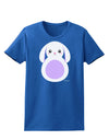 Cute Bunny with Floppy Ears - Purple Womens Dark T-Shirt by TooLoud-Womens T-Shirt-TooLoud-Royal-Blue-X-Small-Davson Sales