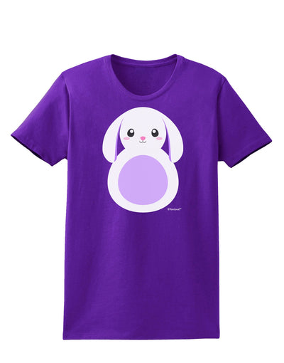 Cute Bunny with Floppy Ears - Purple Womens Dark T-Shirt by TooLoud-Womens T-Shirt-TooLoud-Purple-X-Small-Davson Sales