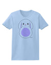 Cute Bunny with Floppy Ears - Purple Womens T-Shirt by TooLoud-Womens T-Shirt-TooLoud-Light-Blue-X-Small-Davson Sales