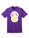 Cute Bunny with Floppy Ears - Yellow Adult Dark T-Shirt by TooLoud-Mens T-Shirt-TooLoud-Purple-Small-Davson Sales