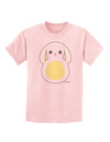 Cute Bunny with Floppy Ears - Yellow Childrens T-Shirt by TooLoud-Childrens T-Shirt-TooLoud-PalePink-X-Small-Davson Sales