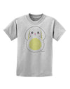 Cute Bunny with Floppy Ears - Yellow Childrens T-Shirt by TooLoud-Childrens T-Shirt-TooLoud-AshGray-X-Small-Davson Sales