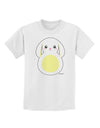 Cute Bunny with Floppy Ears - Yellow Childrens T-Shirt by TooLoud-Childrens T-Shirt-TooLoud-White-X-Small-Davson Sales