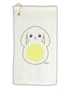 Cute Bunny with Floppy Ears - Yellow Micro Terry Gromet Golf Towel 16 x 25 inch by TooLoud-Golf Towel-TooLoud-White-Davson Sales