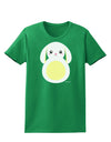 Cute Bunny with Floppy Ears - Yellow Womens Dark T-Shirt by TooLoud-Womens T-Shirt-TooLoud-Kelly-Green-X-Small-Davson Sales