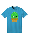 Cute Cactus Design Adult Dark T-Shirt by TooLoud-Mens T-Shirt-TooLoud-Turquoise-Small-Davson Sales