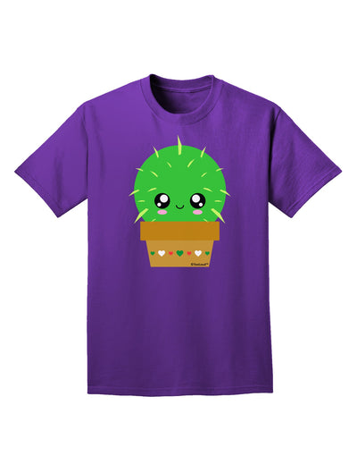 Cute Cactus Design Adult Dark T-Shirt by TooLoud-Mens T-Shirt-TooLoud-Purple-Small-Davson Sales