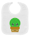 Cute Cactus Design Baby Bib by TooLoud