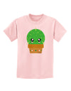 Cute Cactus Design Childrens T-Shirt by TooLoud-Childrens T-Shirt-TooLoud-PalePink-X-Small-Davson Sales