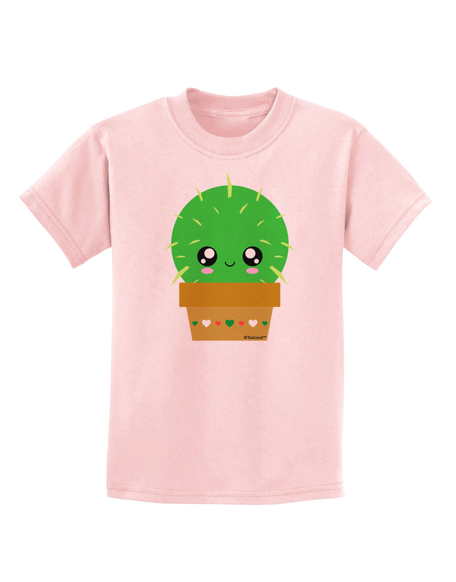 Cute Cactus Design Childrens T-Shirt by TooLoud-Childrens T-Shirt-TooLoud-White-X-Small-Davson Sales