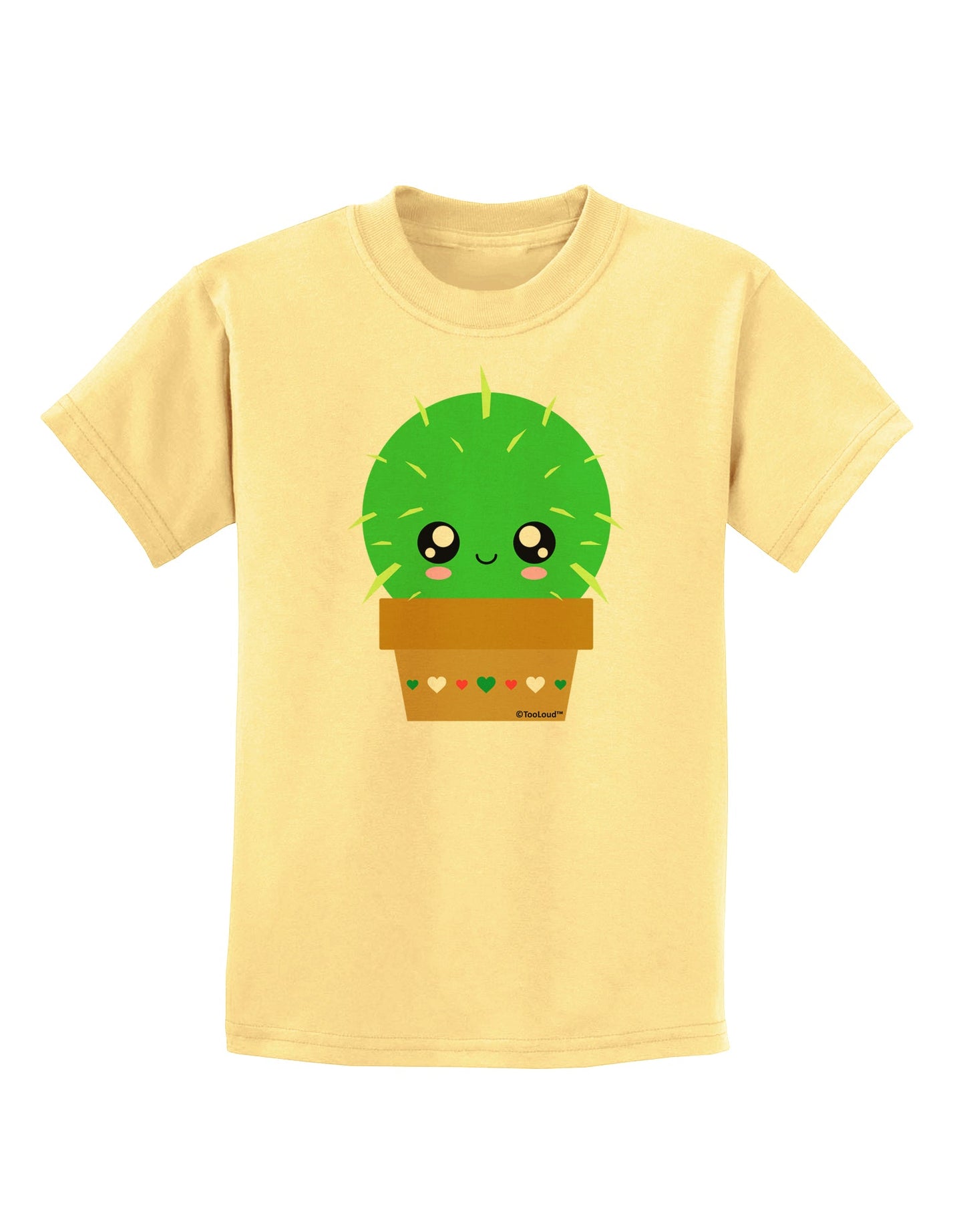 Cute Cactus Design Childrens T-Shirt by TooLoud-Childrens T-Shirt-TooLoud-Daffodil-Yellow-X-Small-Davson Sales