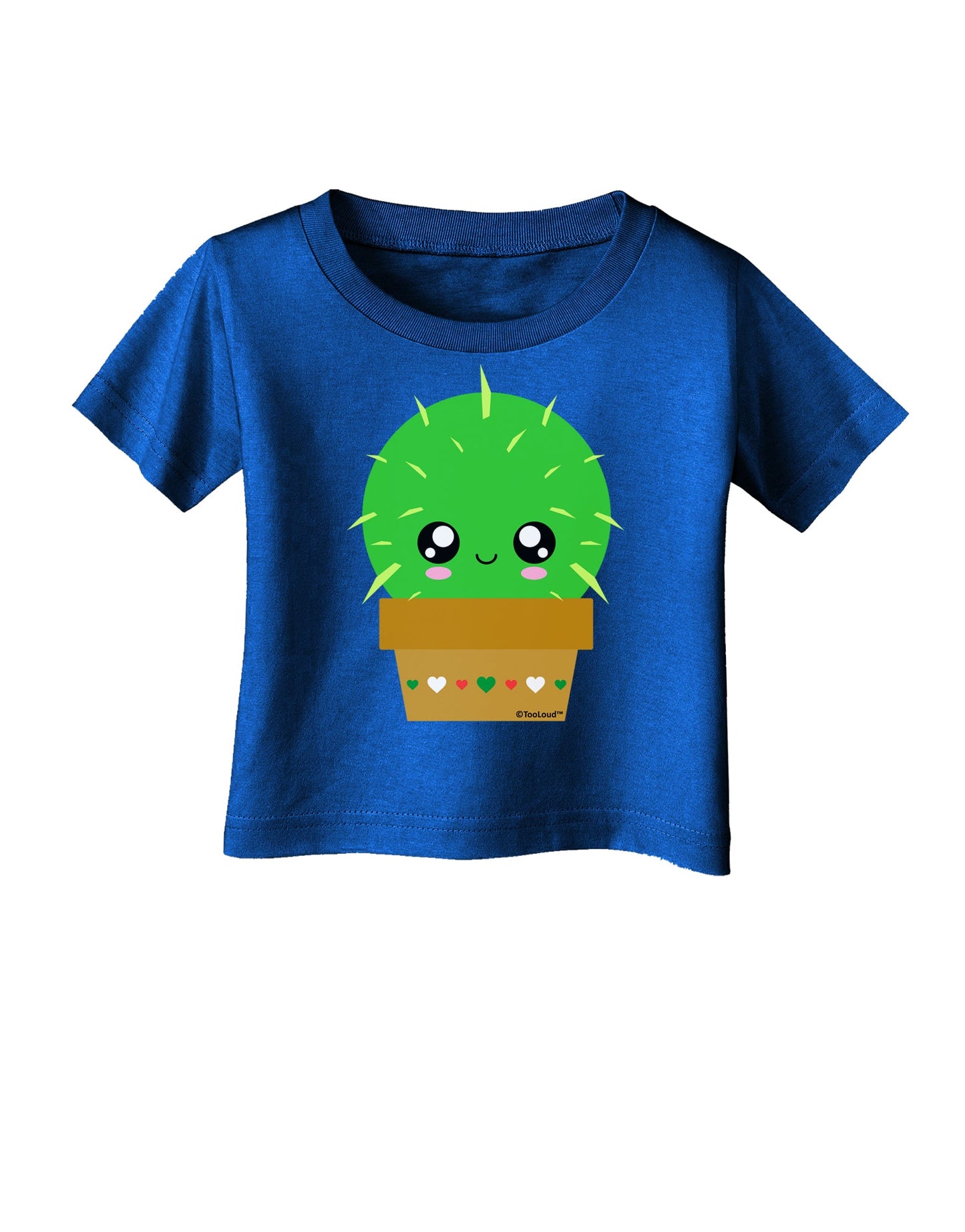 Cute Cactus Design Infant T-Shirt Dark by TooLoud-Infant T-Shirt-TooLoud-Royal-Blue-06-Months-Davson Sales