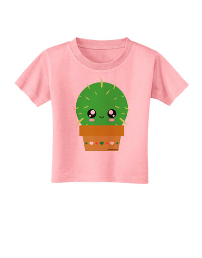 Cute Cactus Design Toddler T-Shirt by TooLoud-Toddler T-Shirt-TooLoud-Candy-Pink-2T-Davson Sales