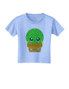 Cute Cactus Design Toddler T-Shirt by TooLoud-Toddler T-Shirt-TooLoud-Aquatic-Blue-2T-Davson Sales