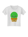 Cute Cactus Design Toddler T-Shirt by TooLoud-Toddler T-Shirt-TooLoud-White-2T-Davson Sales