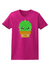 Cute Cactus Design Womens Dark T-Shirt by TooLoud-Womens T-Shirt-TooLoud-Hot-Pink-Small-Davson Sales