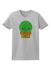 Cute Cactus Design Womens T-Shirt by TooLoud-Womens T-Shirt-TooLoud-AshGray-X-Small-Davson Sales