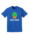 Cute Cactus - Free Hugs Adult Dark T-Shirt-Mens T-Shirt-TooLoud-Royal-Blue-Small-Davson Sales