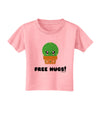 Cute Cactus - Free Hugs Toddler T-Shirt-Toddler T-Shirt-TooLoud-Candy-Pink-2T-Davson Sales