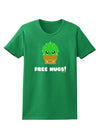 Cute Cactus - Free Hugs Womens Dark T-Shirt-Womens T-Shirt-TooLoud-Kelly-Green-X-Small-Davson Sales