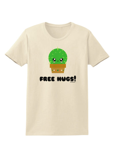 Cute Cactus - Free Hugs Womens T-Shirt-Womens T-Shirt-TooLoud-Natural-X-Small-Davson Sales