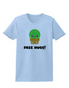 Cute Cactus - Free Hugs Womens T-Shirt-Womens T-Shirt-TooLoud-Light-Blue-X-Small-Davson Sales