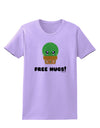 Cute Cactus - Free Hugs Womens T-Shirt-Womens T-Shirt-TooLoud-Lavender-X-Small-Davson Sales