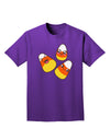 Cute Candy Corn Family Halloween Adult Dark T-Shirt-Mens T-Shirt-TooLoud-Purple-Small-Davson Sales