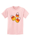 Cute Candy Corn Family Halloween Childrens T-Shirt-Childrens T-Shirt-TooLoud-PalePink-X-Small-Davson Sales