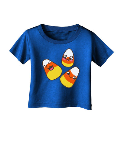 Cute Candy Corn Family Halloween Infant T-Shirt Dark-Infant T-Shirt-TooLoud-Royal-Blue-06-Months-Davson Sales