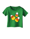 Cute Candy Corn Family Halloween Infant T-Shirt Dark-Infant T-Shirt-TooLoud-Clover-Green-06-Months-Davson Sales