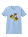 Cute Candy Corn Family Halloween Womens T-Shirt-Womens T-Shirt-TooLoud-Light-Blue-X-Small-Davson Sales