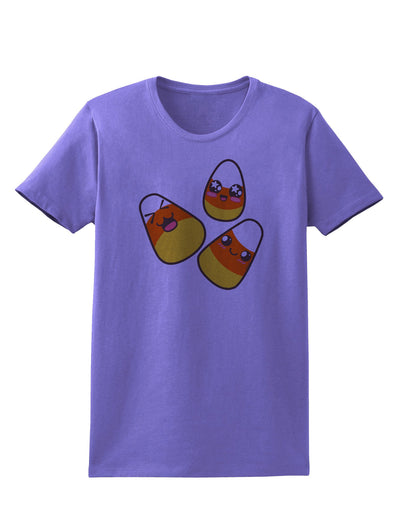 Cute Candy Corn Family Halloween Womens T-Shirt-Womens T-Shirt-TooLoud-Violet-X-Small-Davson Sales