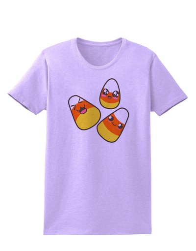 Cute Candy Corn Family Halloween Womens T-Shirt-Womens T-Shirt-TooLoud-Lavender-X-Small-Davson Sales