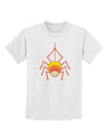 Cute Candy Corn Spider - Halloween Childrens T-Shirt-Childrens T-Shirt-TooLoud-White-X-Small-Davson Sales