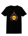 Cute Candy Corn Spider - Halloween Womens Dark T-Shirt-Womens T-Shirt-TooLoud-Black-X-Small-Davson Sales