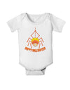 Cute Candy Corn Spider - Happy Halloween Baby Romper Bodysuit-Baby Romper-TooLoud-White-06-Months-Davson Sales