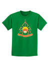 Cute Candy Corn Spider - Happy Halloween Childrens Dark T-Shirt-Childrens T-Shirt-TooLoud-Kelly-Green-X-Small-Davson Sales