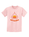 Cute Candy Corn Spider - Happy Halloween Childrens T-Shirt-Childrens T-Shirt-TooLoud-PalePink-X-Small-Davson Sales