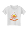 Cute Candy Corn Spider - Happy Halloween Toddler T-Shirt-Toddler T-Shirt-TooLoud-White-2T-Davson Sales