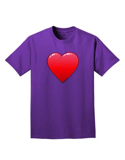 Cute Cartoon Heart Adult Dark T-Shirt-Mens T-Shirt-TooLoud-Purple-Small-Davson Sales