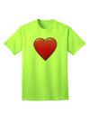 Cute Cartoon Heart Adult T-Shirt-Mens T-Shirt-TooLoud-Neon-Green-Small-Davson Sales