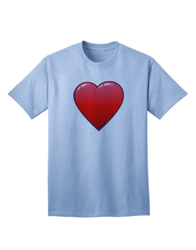 Cute Cartoon Heart Adult T-Shirt-Mens T-Shirt-TooLoud-Light-Blue-Small-Davson Sales