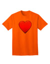 Cute Cartoon Heart Adult T-Shirt-Mens T-Shirt-TooLoud-Orange-Small-Davson Sales