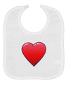 Cute Cartoon Heart Baby Bib by