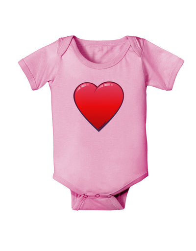 Cute Cartoon Heart Baby Romper Bodysuit by-Baby Romper-TooLoud-Pink-06-Months-Davson Sales