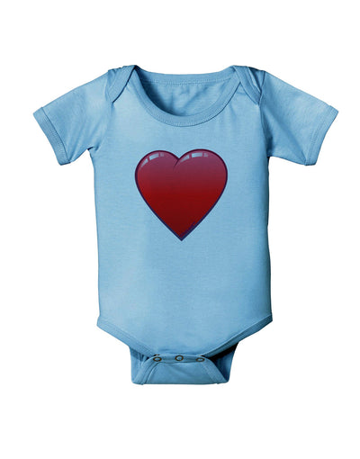 Cute Cartoon Heart Baby Romper Bodysuit by-Baby Romper-TooLoud-LightBlue-06-Months-Davson Sales