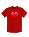 Cute Cartoon Heart Childrens Dark T-Shirt-Childrens T-Shirt-TooLoud-Red-X-Small-Davson Sales