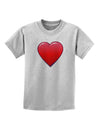 Cute Cartoon Heart Childrens T-Shirt-Childrens T-Shirt-TooLoud-AshGray-X-Small-Davson Sales