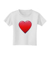 Cute Cartoon Heart Toddler T-Shirt-Toddler T-Shirt-TooLoud-White-2T-Davson Sales